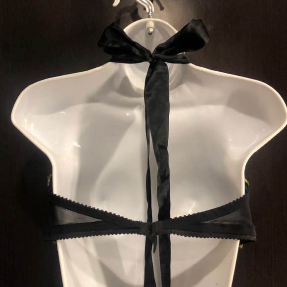 Vintage Deborah Lindquist Silk Floral Bustier Bra Top - Picture 2 of 4